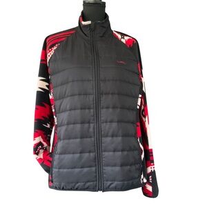 Ralph Lauren Jacket Women Aztec Puffer LRL Full Zip Southwest Casual Warm Sz M
